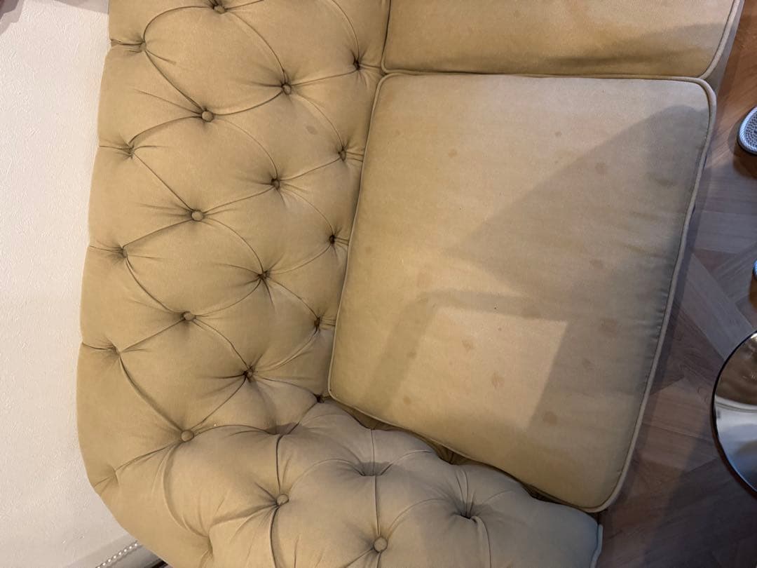 【最安値】CLASH & GATE チェスターフィールドソファ SUEDE