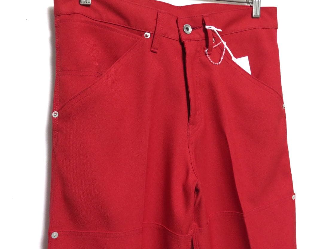 新品 DAIRIKU Painter Pressed Pants S レッド