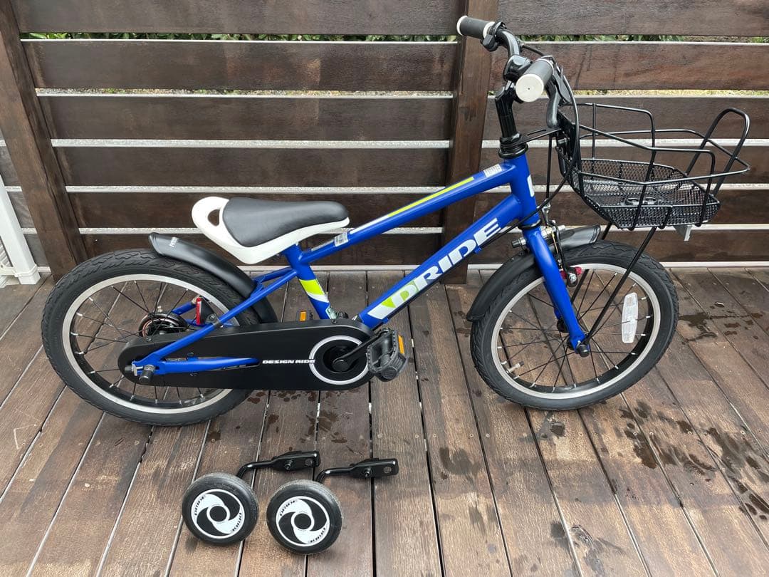 【引取り限定】ドライド DRIDE 16インチ 子供用　自転車 青