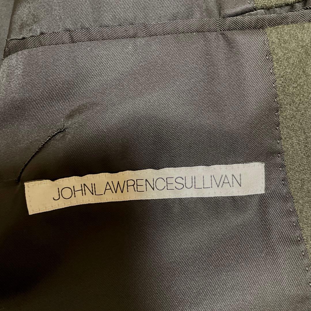 【美品】ジョンローレンスサリバンチェスターコートダークグリーン40