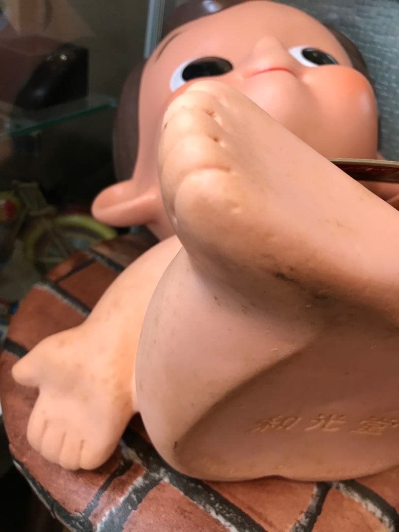 昭和 レトロ 和光堂 ワコちゃん カウンター ソフビ 人形 置物 レトロ雑貨