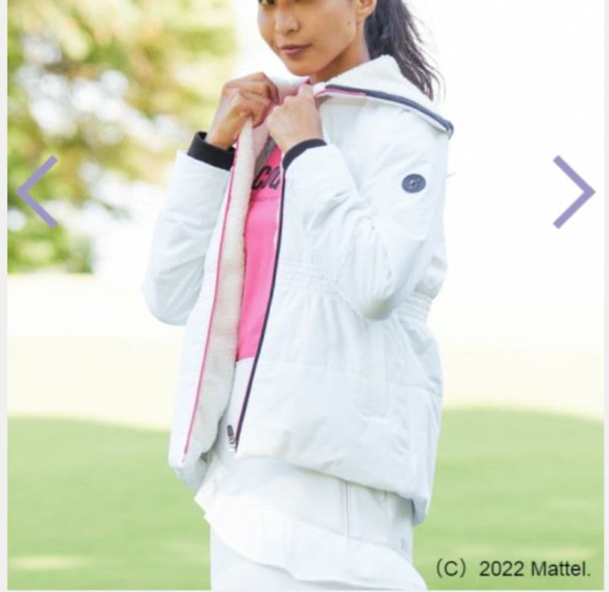 新品　ルコックスポルティフ　ブルゾン BARBIEコラボ 中綿 防寒 ゴルフ