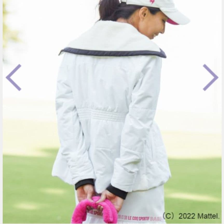 新品　ルコックスポルティフ　ブルゾン BARBIEコラボ 中綿 防寒 ゴルフ