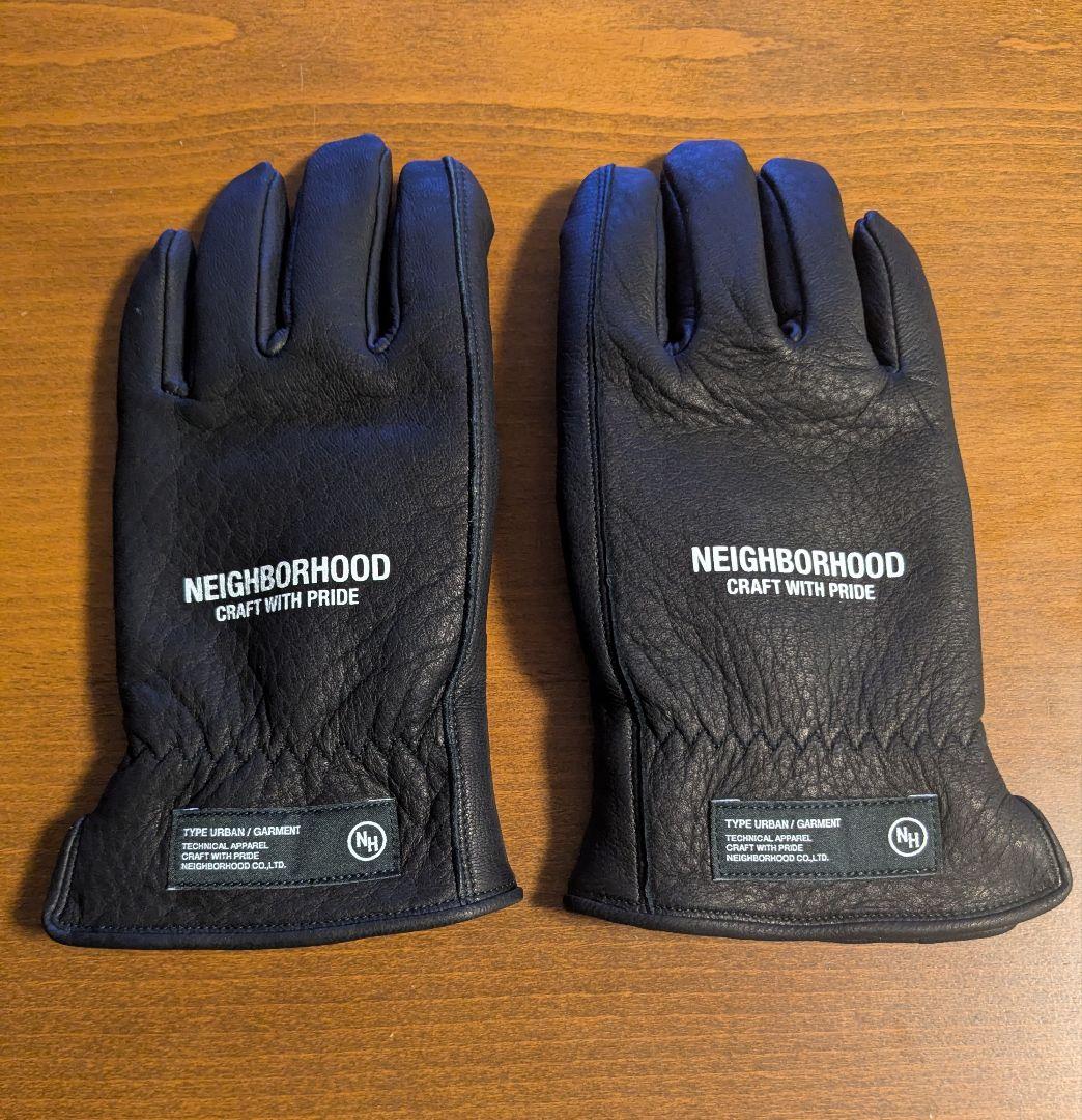 新品 24FW NEIGHBORHOOD LEATHER BOA GLOVES
