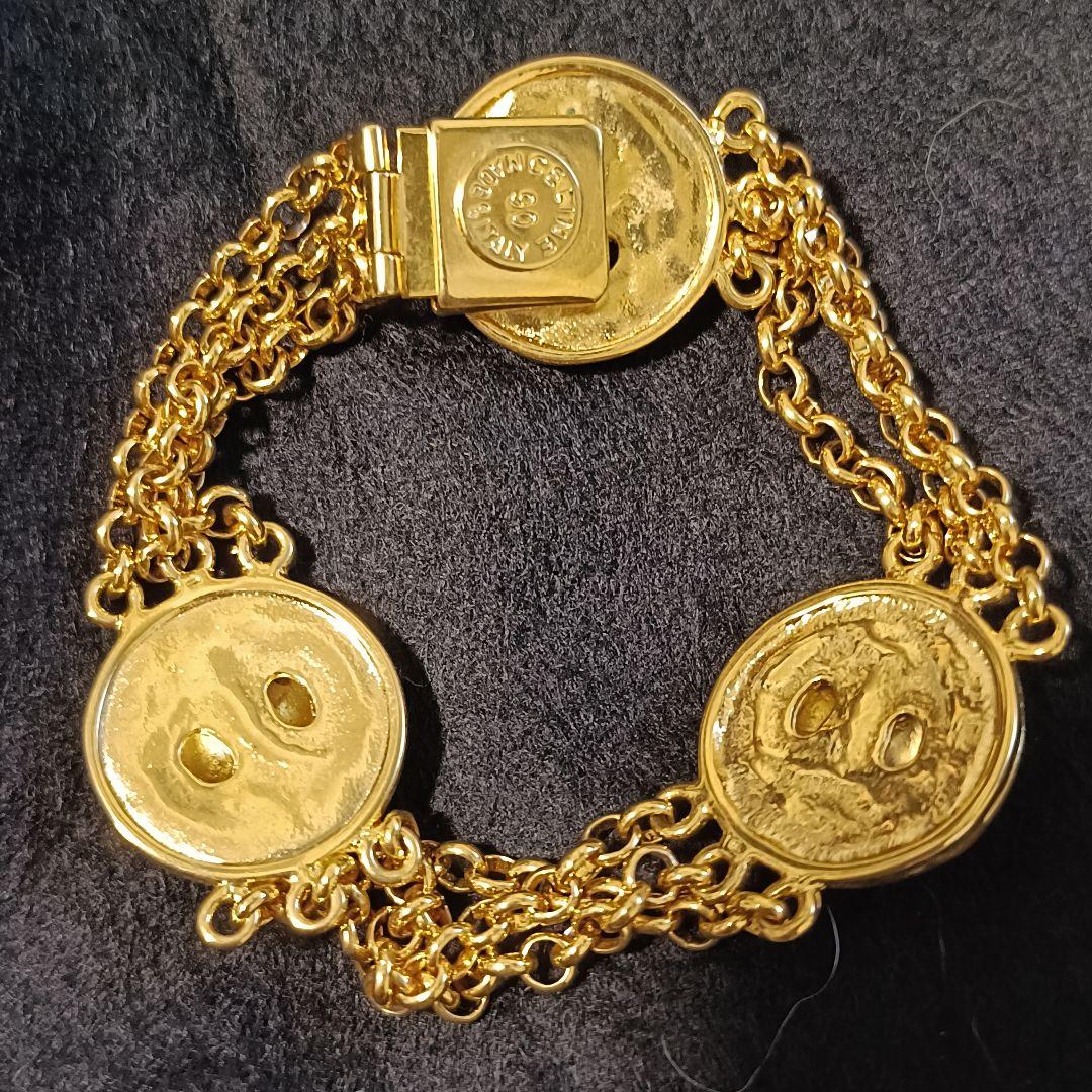 セリーヌ　ブレスレット　ゴールド　ボール　スター　巾着付き