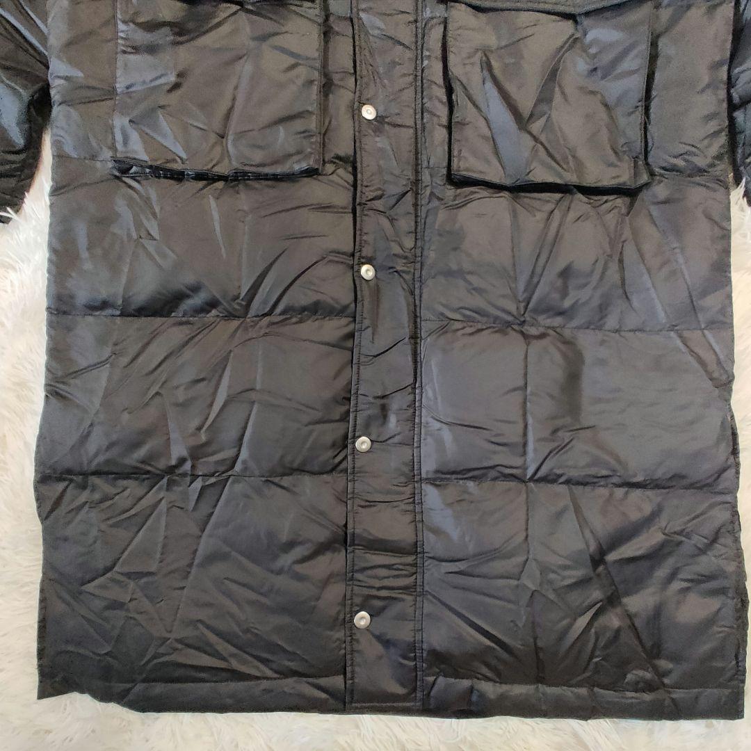 希少 XOサイズ【PUMA】ベンチコート ロング ダウン フェザー ブラック