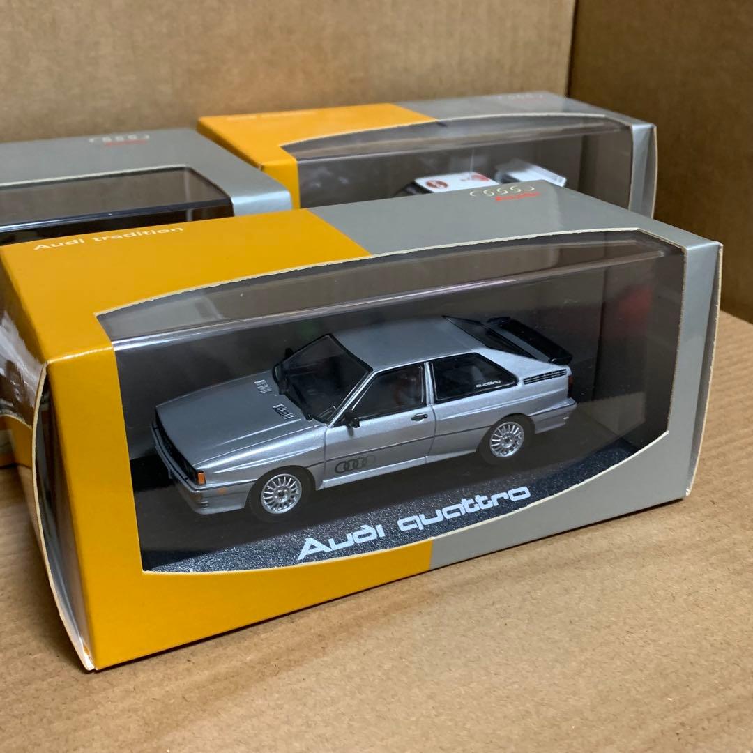 Audi quattro 1/43 minichampsアウディ純正版 クワトロ