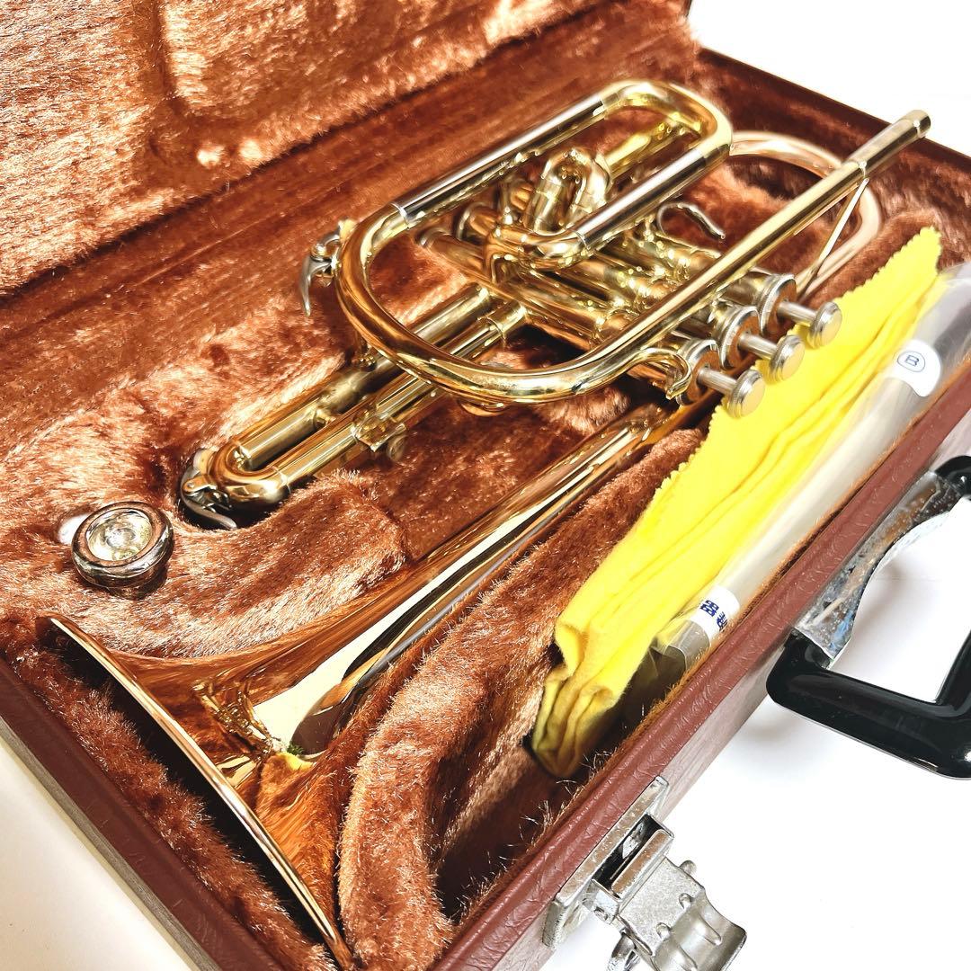 【極美品】　YAMAHA コルネット　YCR-334 赤ベル　吹奏楽　管楽器