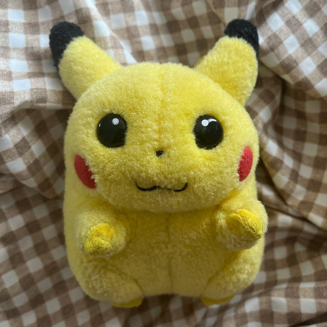 最終値下げ】ピカチュウ 初期 ぬいぐるみ TOMY お腹を押すと音が鳴る