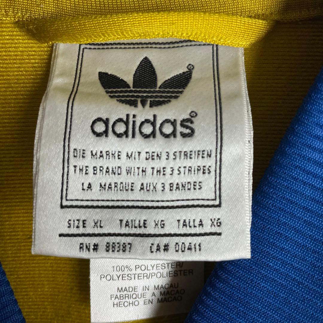 超希少カラー】アディダス☆刺繍ロゴ ATP トラックジャケット XL 辛子