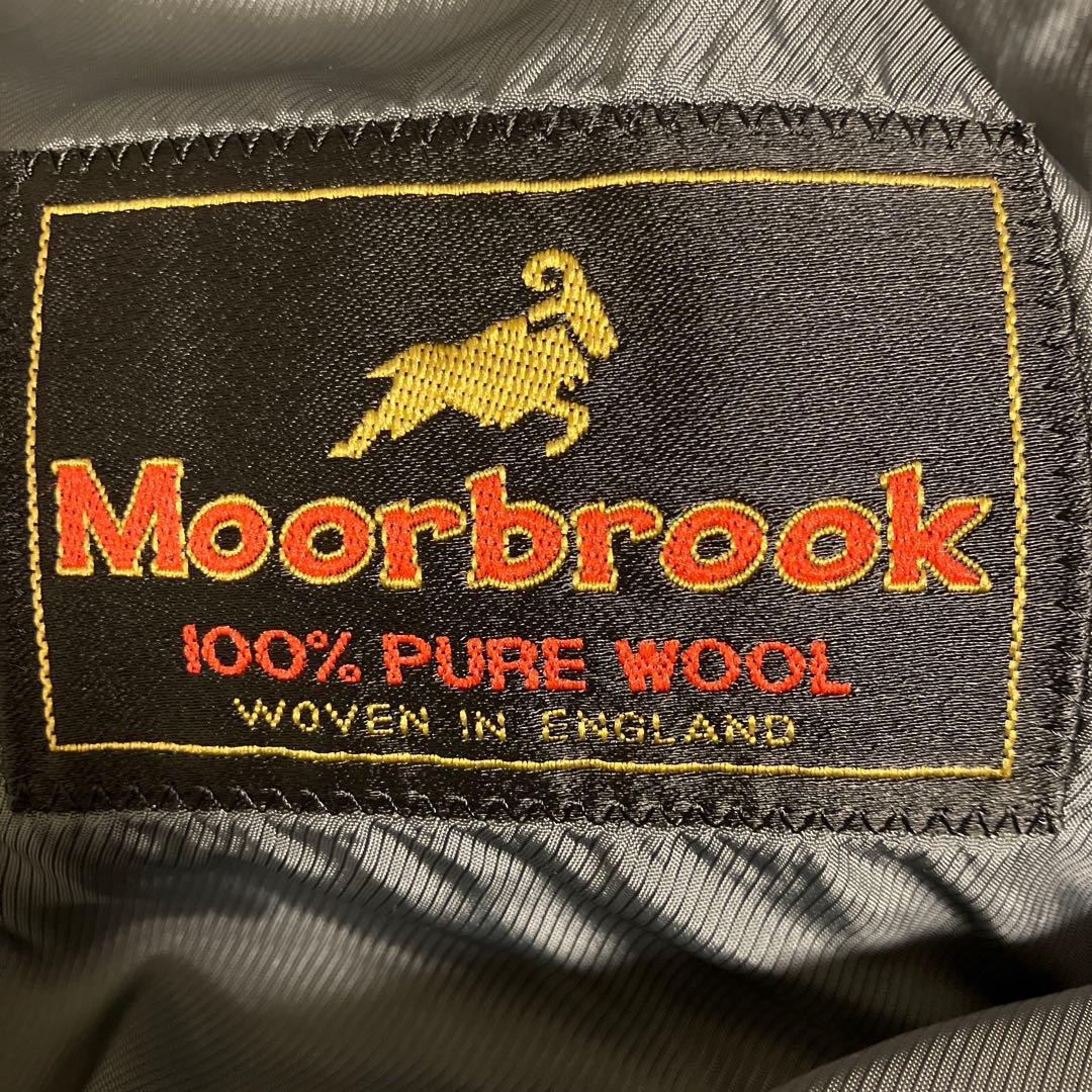 MOORBROOK製生地トゥモローランドバルマカーンコートチャコールグレー46