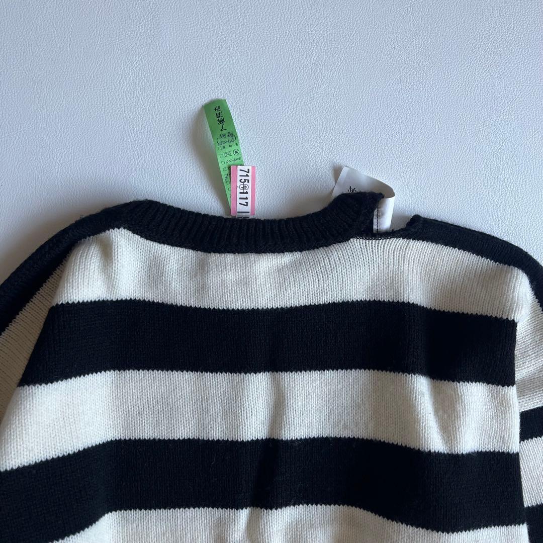 マルジェラ×トミーキャッシュ コラボニット ボーダー ロゴ刺繍 限定品 希少