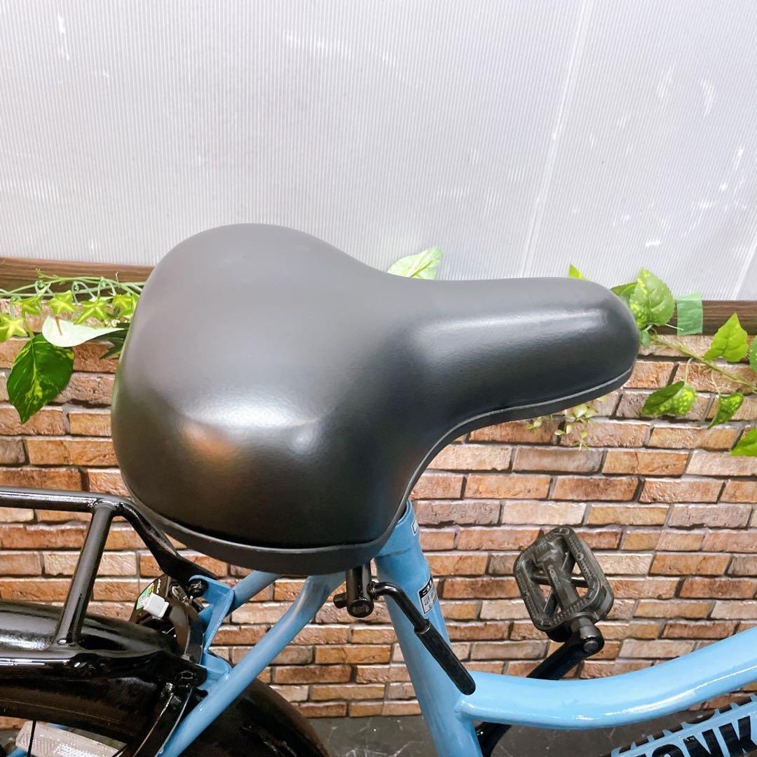 【61】小径車 WONKA 水色 ブルー 外装変速付き