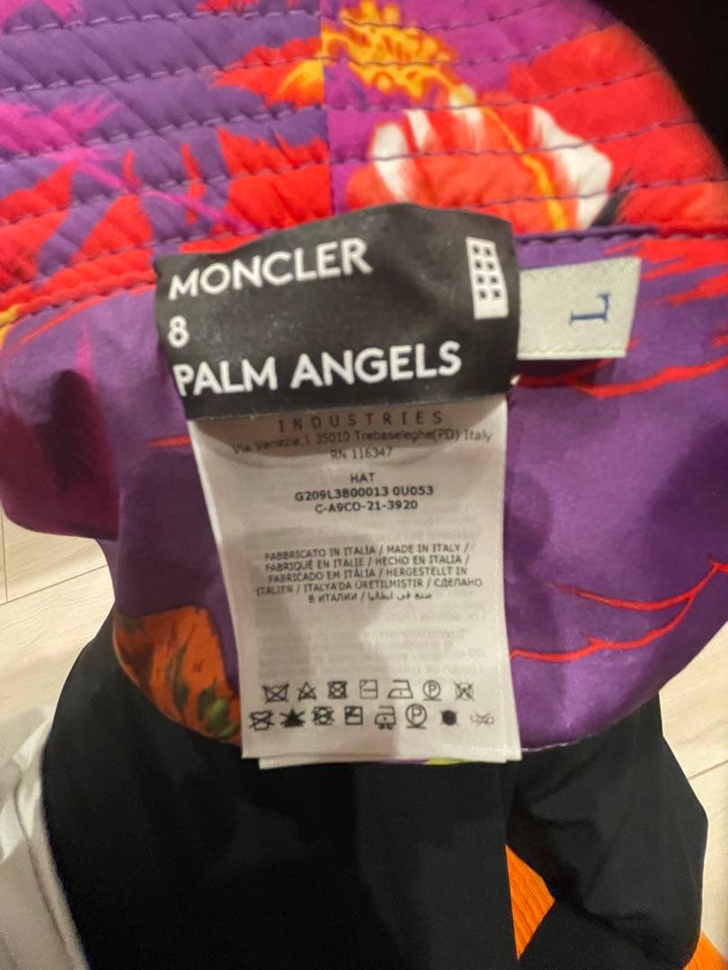 モンクレール×Palm Angels バケットハット　リバーシブル　正規品　L