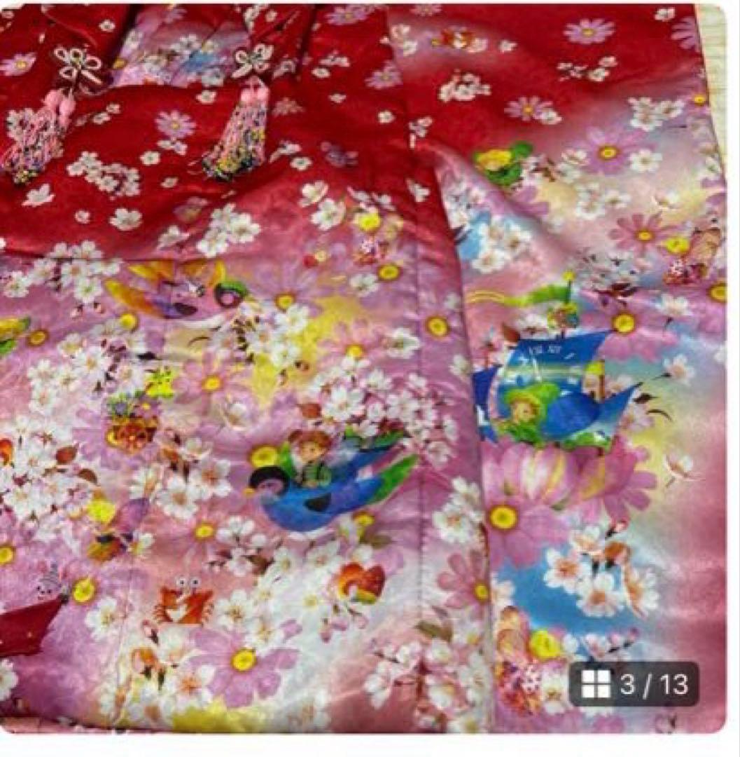 七五三　　3歳　着物セット　被布　MOE 永田萌