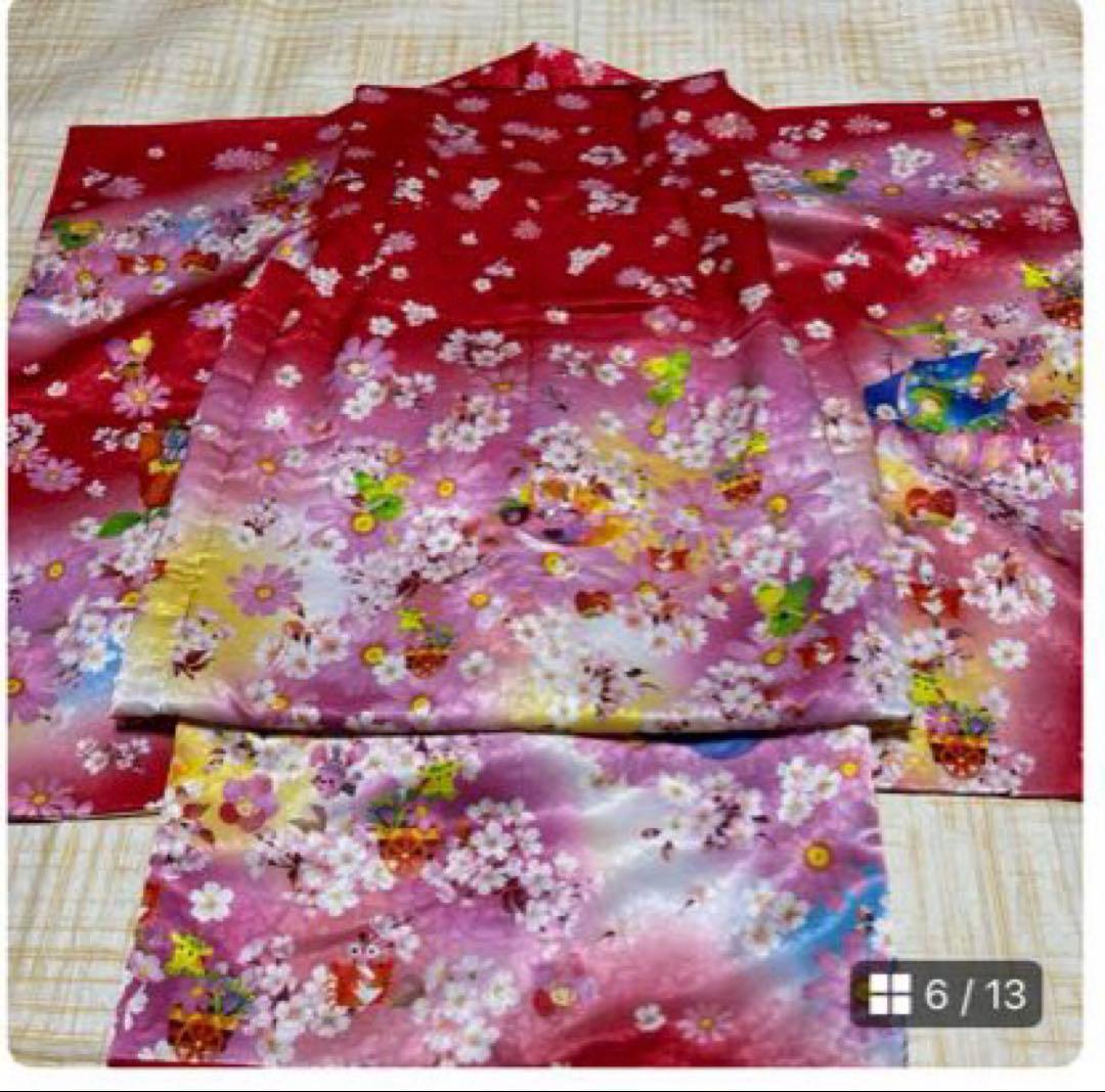 七五三　　3歳　着物セット　被布　MOE 永田萌