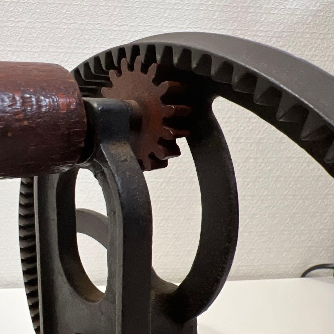 座繰り機　Mの刻印　古道具