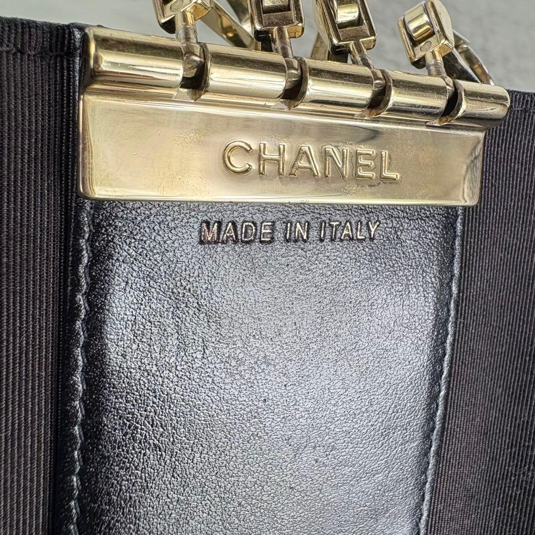 CHANEL キーリング　キーケース　マトラッセ　キャビアスキン　カードケース