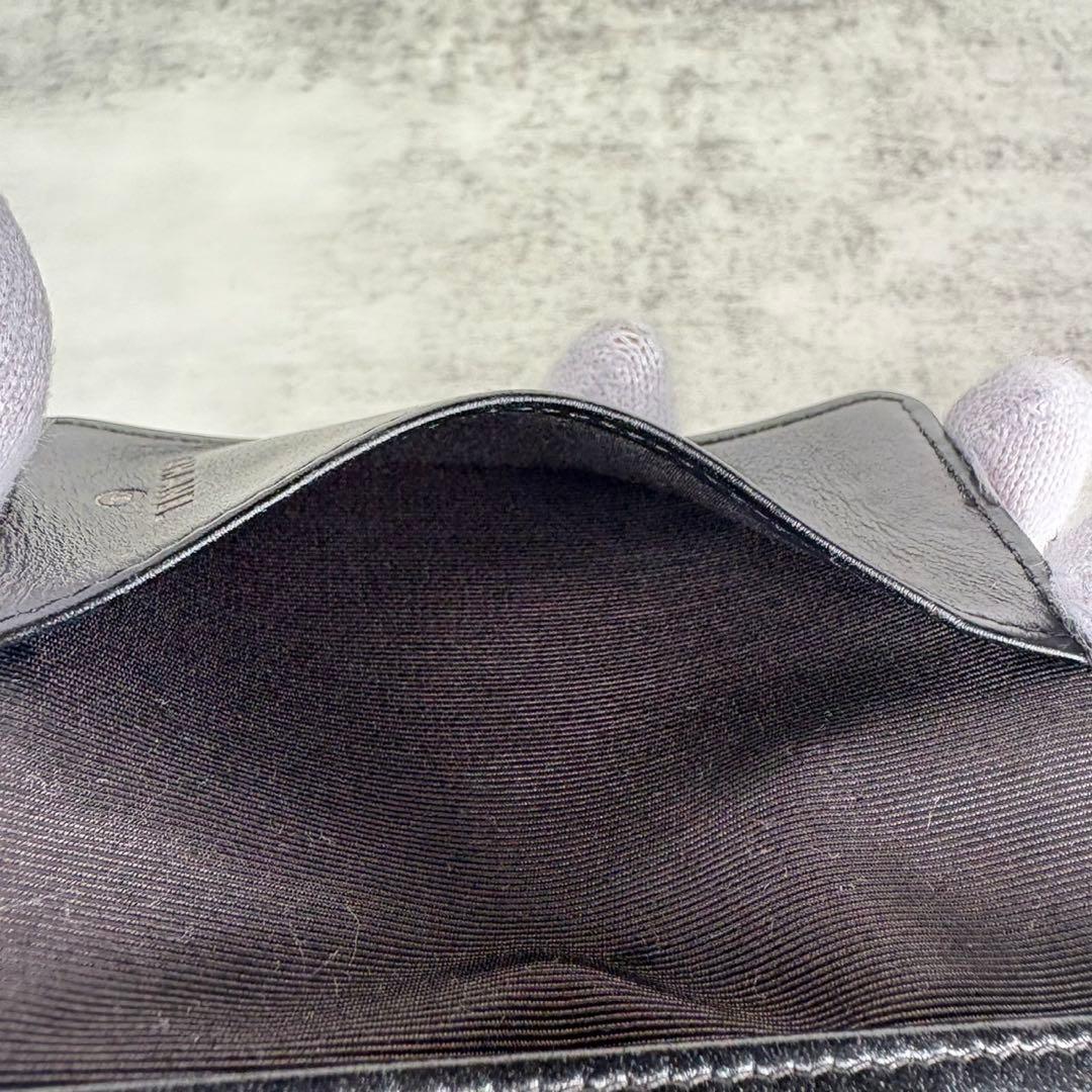 CHANEL キーリング　キーケース　マトラッセ　キャビアスキン　カードケース