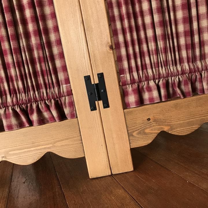 ※傷あり ウッド 木製 パーテーンション カントリー家具 ハート 仕切り 目隠し