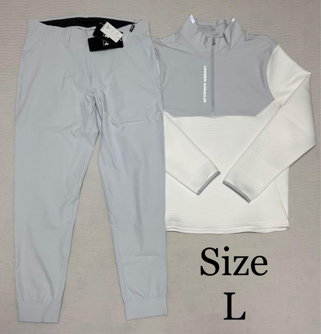 美品✨アンダーアーマー UNDERARMOUR ゴルフウェア XLメンズ 白 楽天