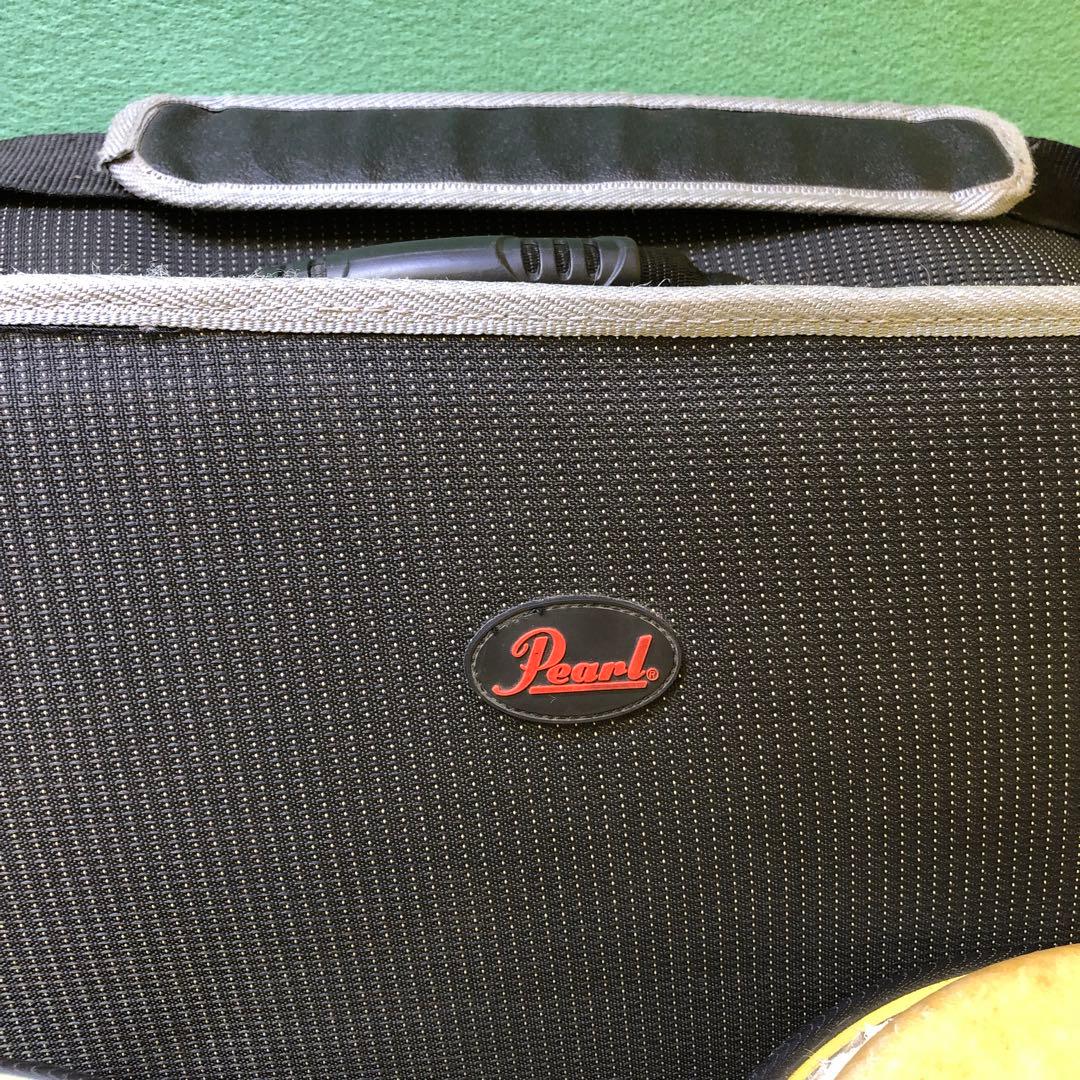 か77○ 【中古】REMO / CROWN BONGO ケース付き(pearl)