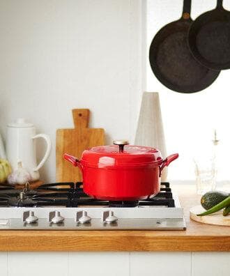 新品・未使用 BRUNO マルチグリルポット レッド BOE065-RD