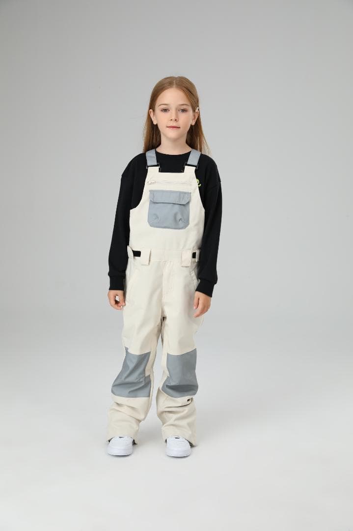 【当日発送】【新品】子供 スノーボードウェア ビブパンツ キッズ 140