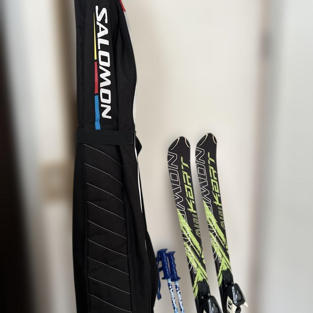 サロモンスキー板 ブラック/グリーン