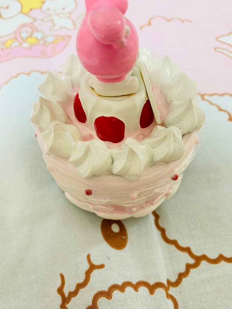 マイメロディ 手巻きケーキ形オルゴール MY MELODY サンリオ