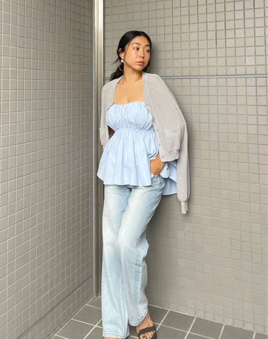 searoomlynn ウエストshapeパッドinベアトップス M