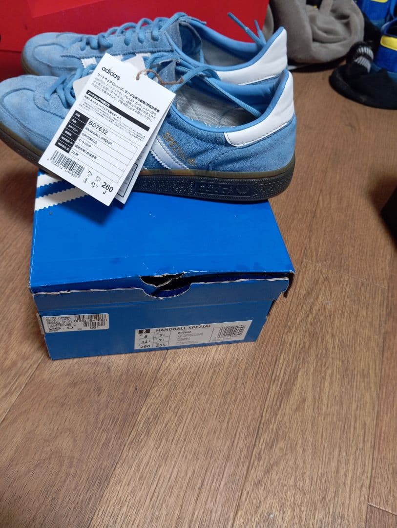 その他 Adidas spezial ice blu size 26