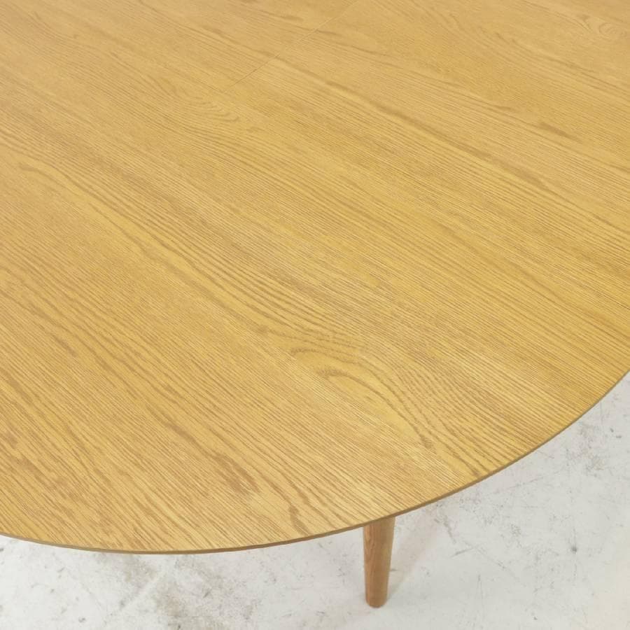 値下 展示美品 24年ウニコ ブレナ エクステンションテーブル Φ1100