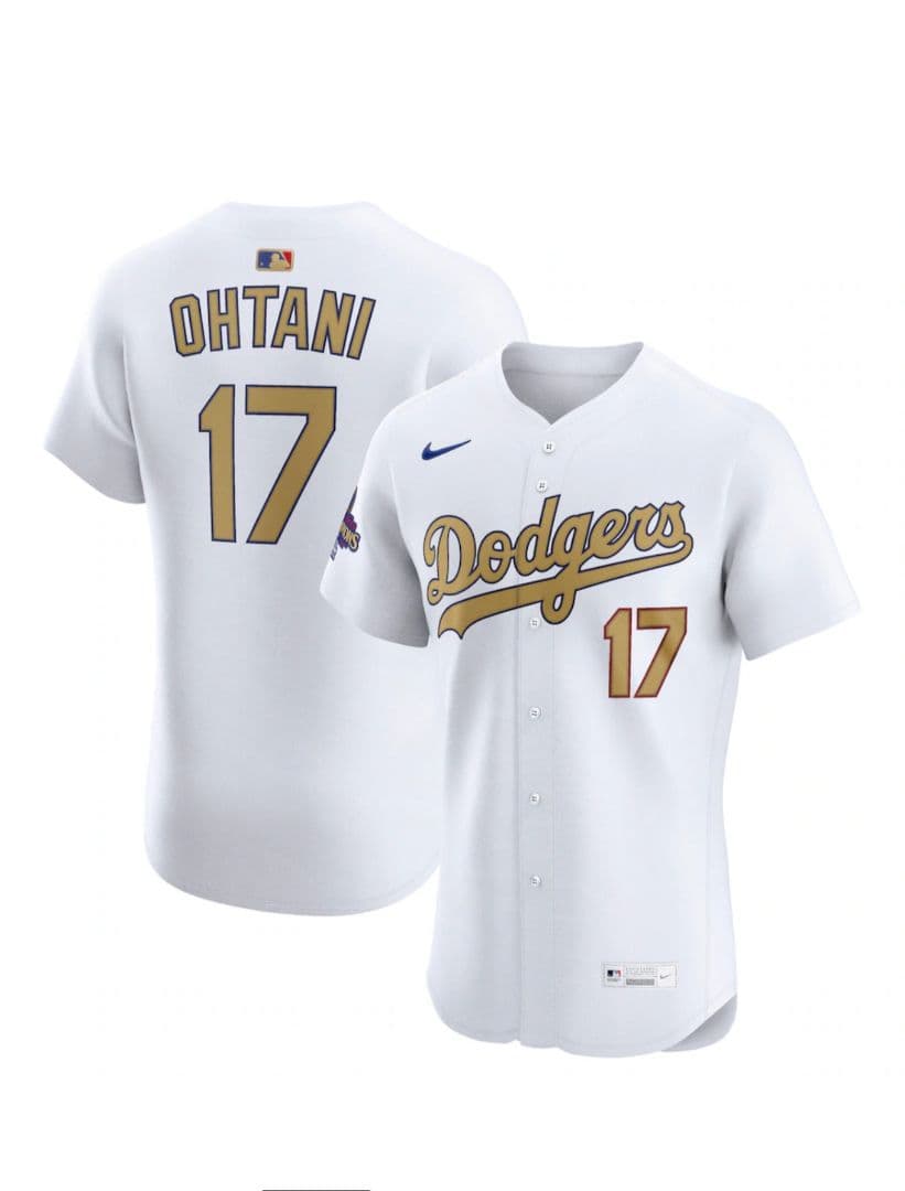 【正規品】大谷翔平 エリートジャージー ゴールド ユニフォーム 48 ドジャース
