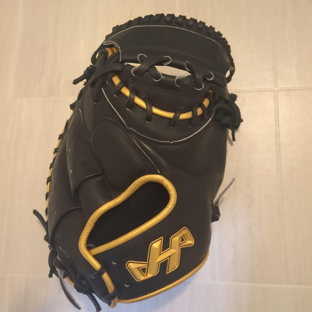 最終価格！取り消しします。グローブ・キャッチャー用フルセット 黒/金ミット付き