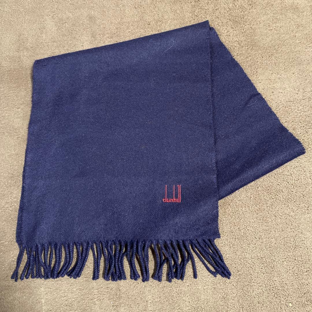 ダンヒル カシミヤ100% マフラー - メルカリ