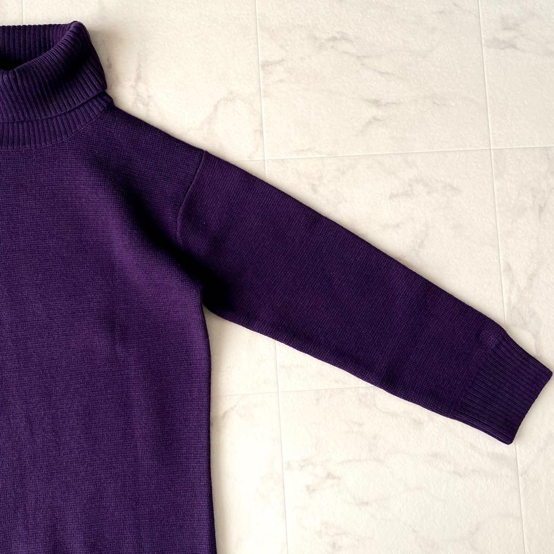 極美品.定価3.9万☆ウィムガゼット ウール タートルネックワンピース ニット