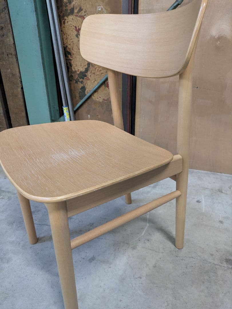 無印良品 ブナ材 ラウンドチェア ダイニングチェア　中古品