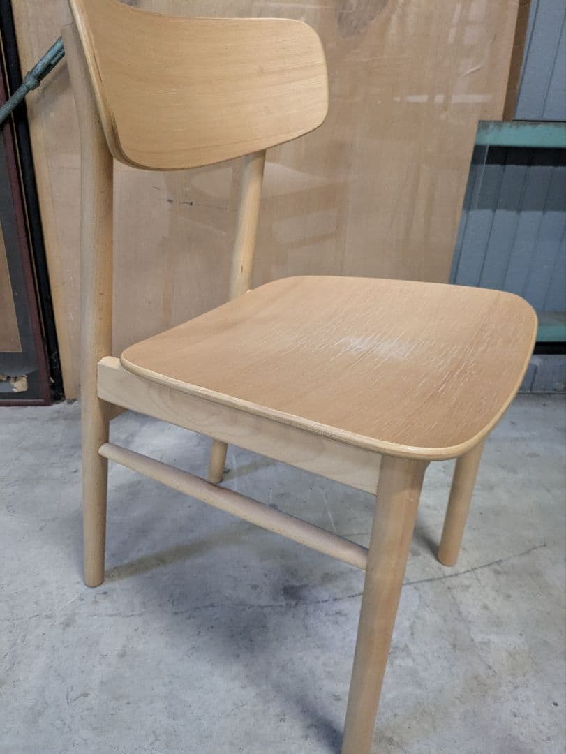 無印良品 ブナ材 ラウンドチェア ダイニングチェア　中古品