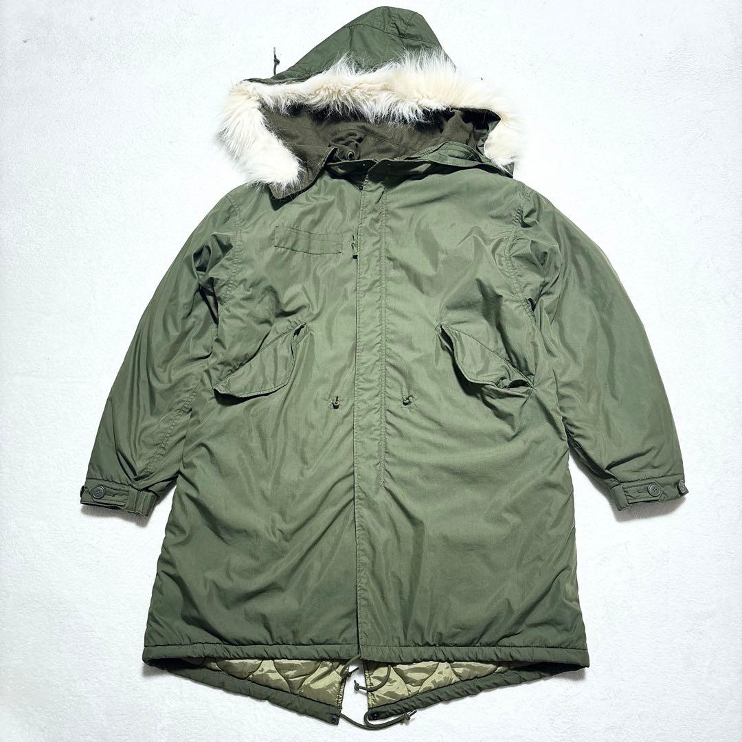 BEAMS ビームス M-65 モッズコート L フード ファー付き 中綿