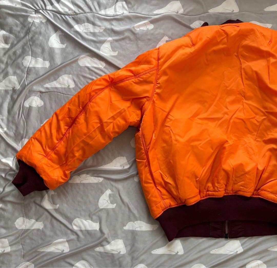 美品 希少ボルドー 希少3L ALPHA INDUSTRIES MA-1 レッド