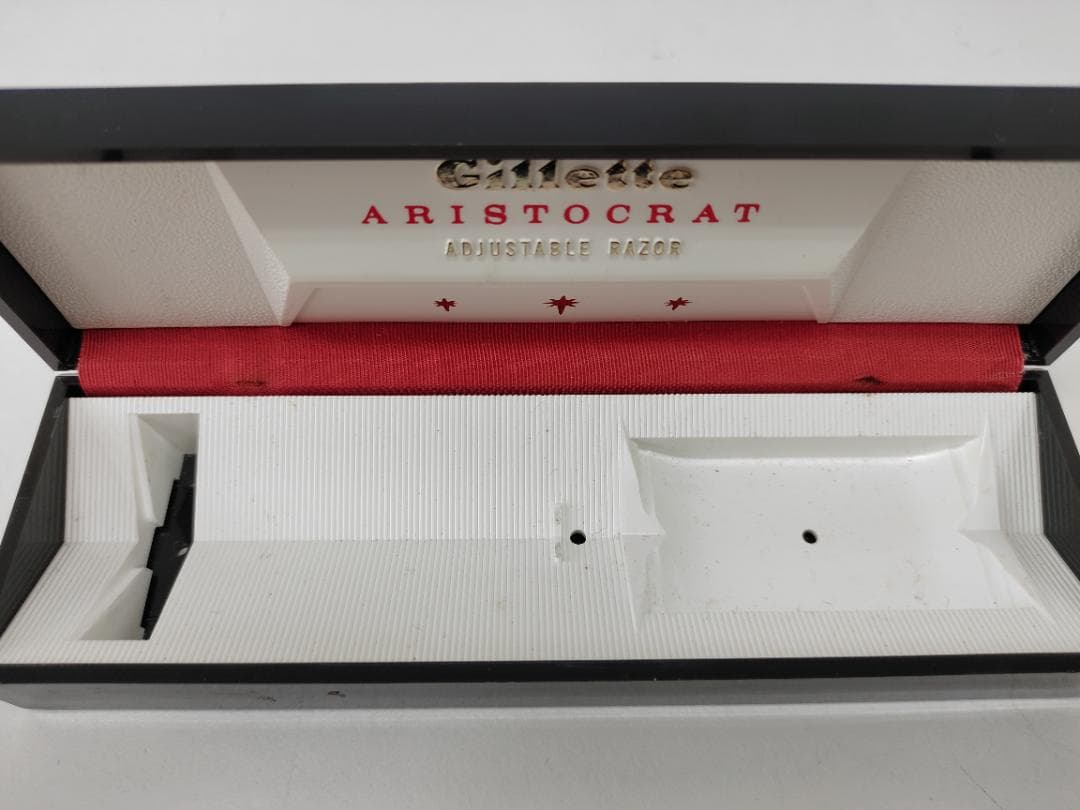 Gillette ARISTOCRAT ジレット 両刃カミソリ ゴールド 替刃付 GILLETTE