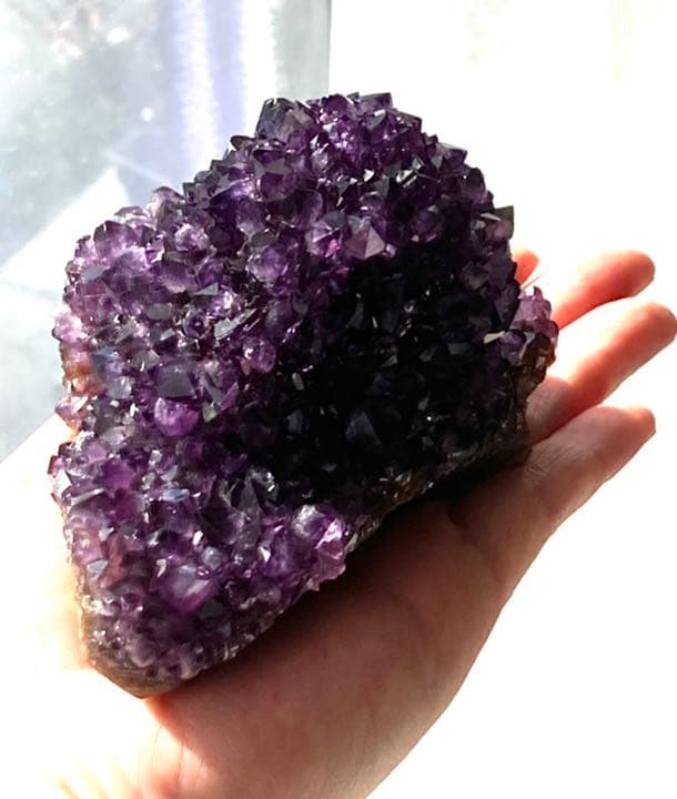 ◆【フラワーアメジスト原石】『愛の守護石』『魔除け』