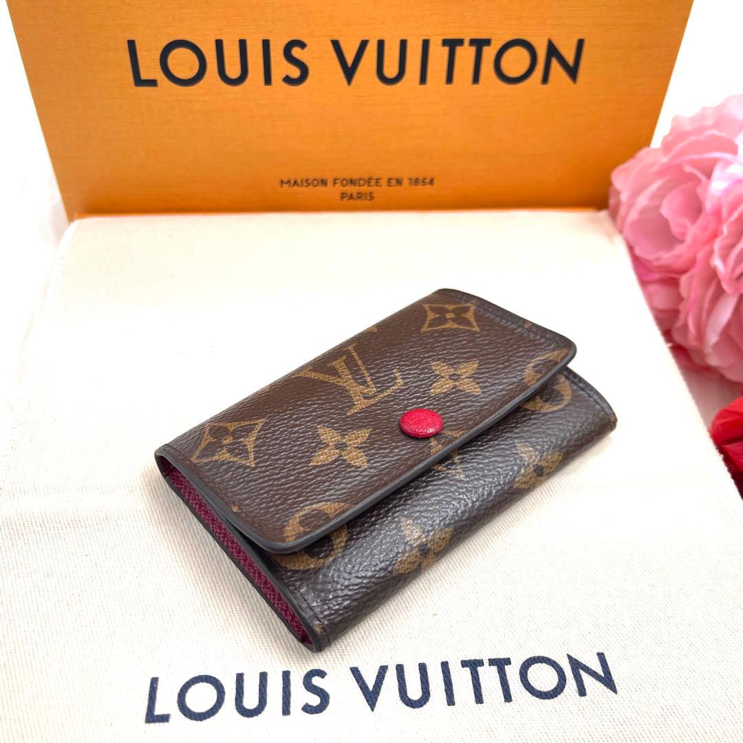 ルイヴィトン 　モノグラム　フューシャ　キーケース　6連 880