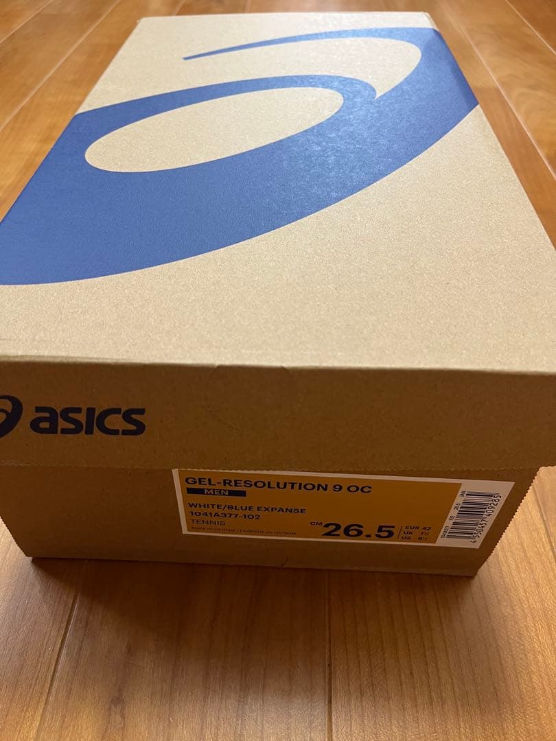 新品 アシックス ゲルレゾリューション9 26.5cm オムニクレー