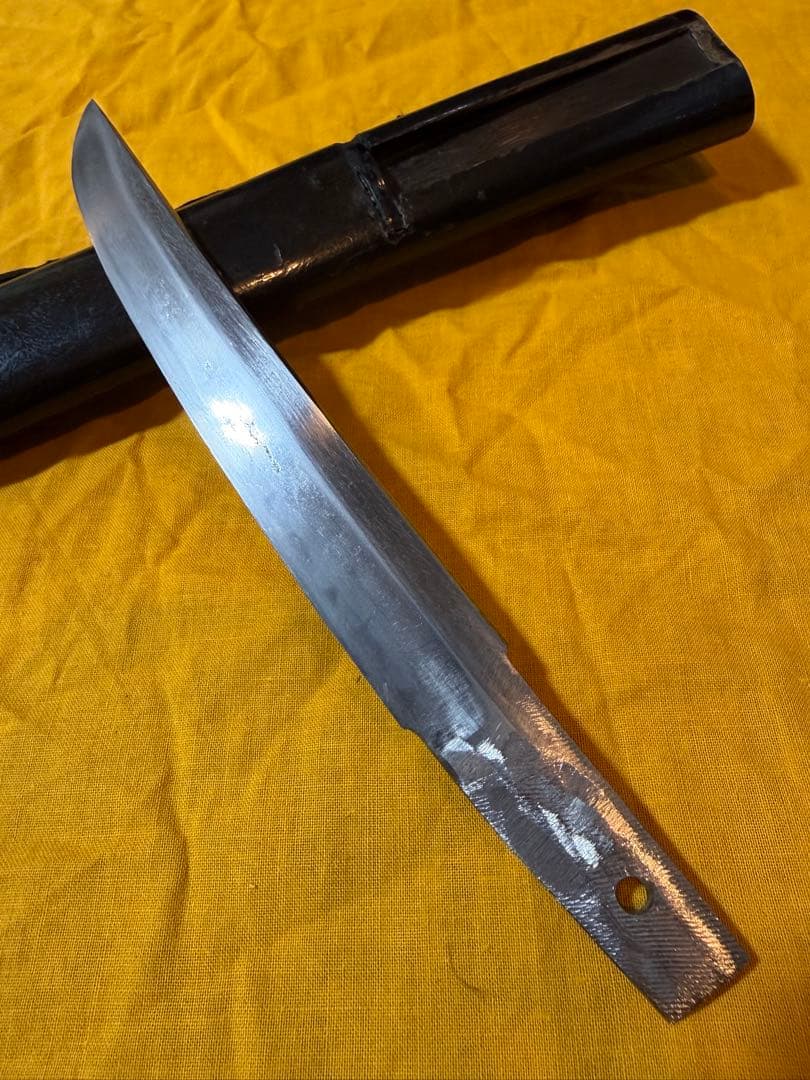 揃金具短刀拵　残欠ナイフツナギ付　合法サイズ