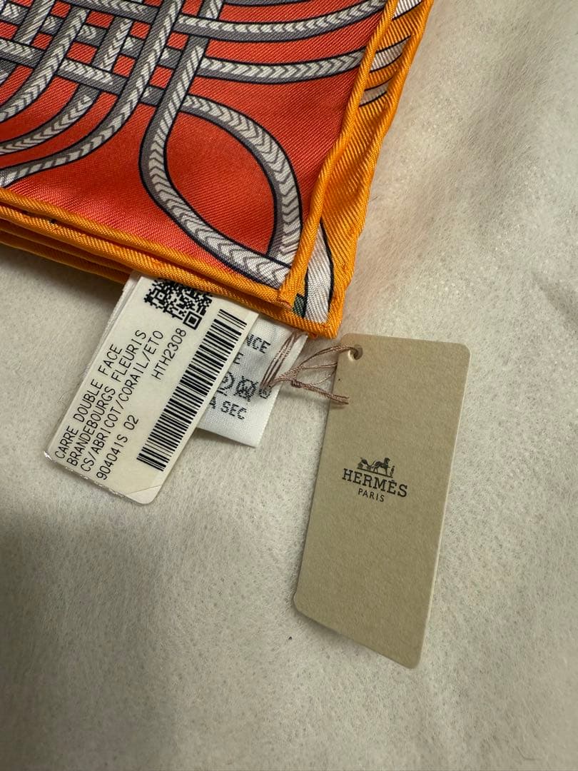 HERMES スカーフ カレ 90 カレ90 ダブルフェイス