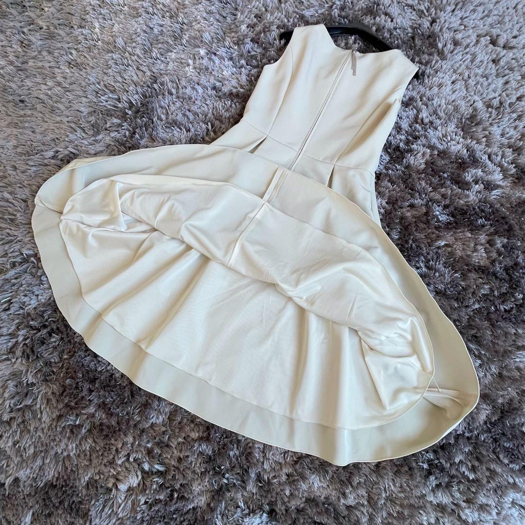 【美品】フォクシーニューヨーク ドレス ロゼッタ 洗える ワンピース Aライン