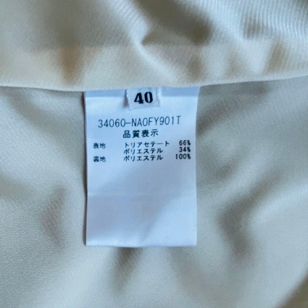 【美品】フォクシーニューヨーク ドレス ロゼッタ 洗える ワンピース Aライン