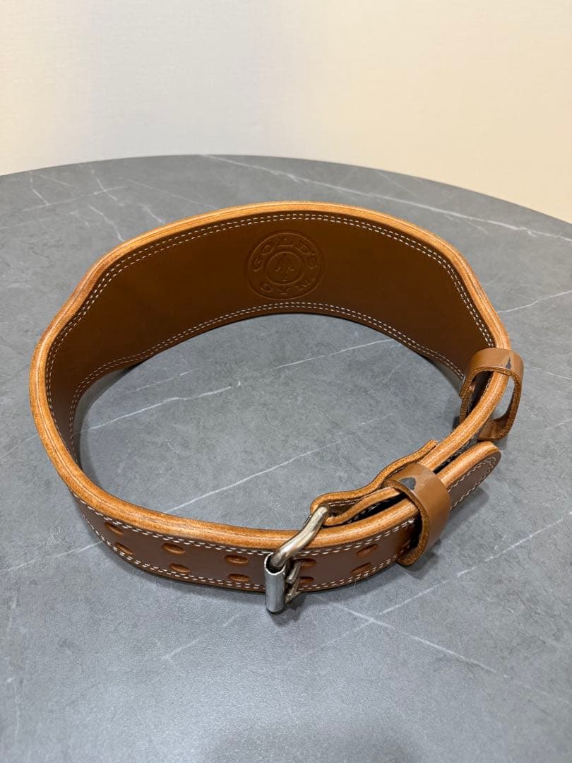 ✅美品✅GOLD'GYM プロレザーベルト Mサイズ